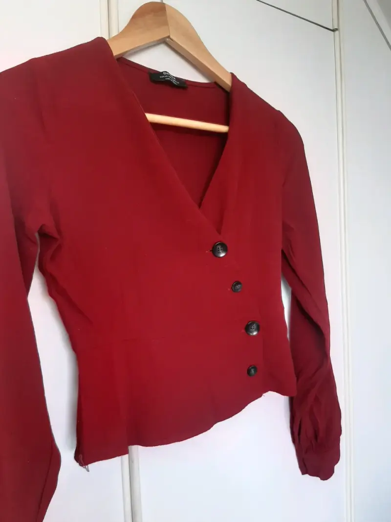 Blusa cruzada Bershka - 3