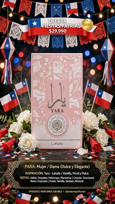 Perfume Yara Lattafa 100ml Dulce y Elegante - miniatura 1