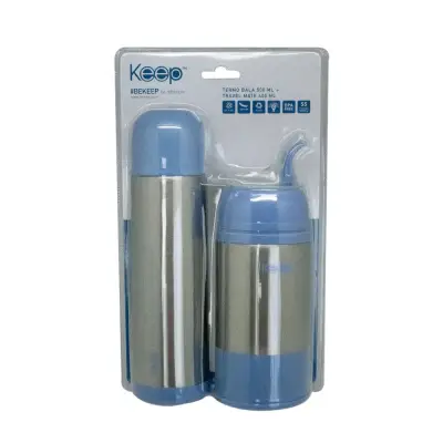 Set de Termos Keep de Acero Inoxidable 500ml y 400ml - miniatura 3