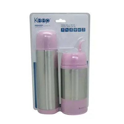 Set de Termos Keep de Acero Inoxidable 500ml y 400ml - miniatura 4