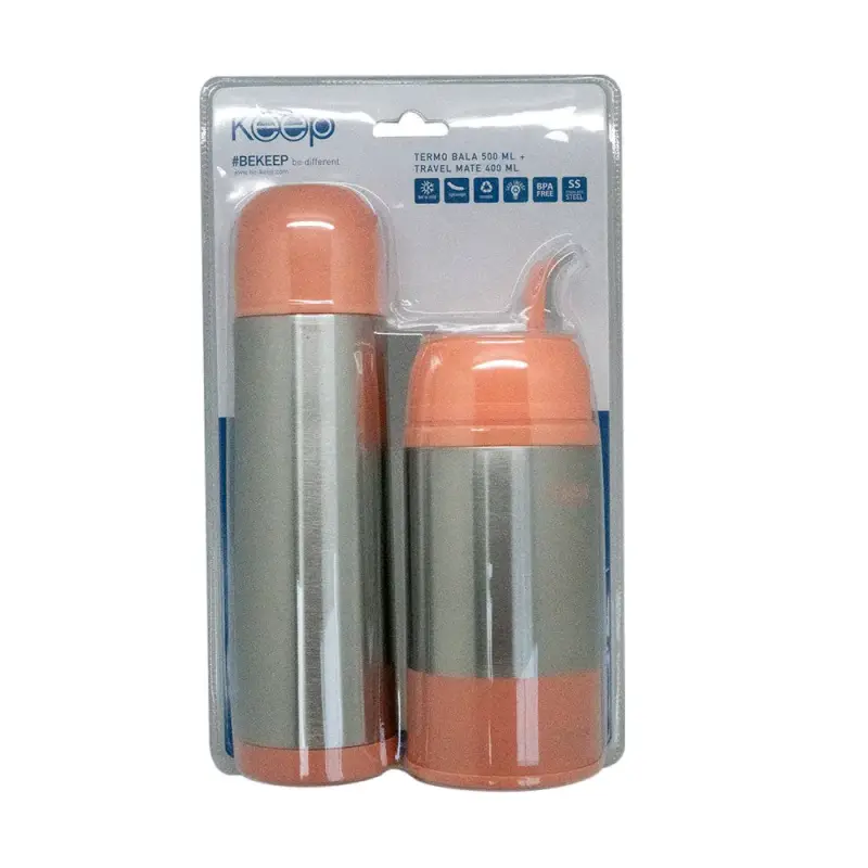 Set de Termos Keep de Acero Inoxidable 500ml y 400ml - 5