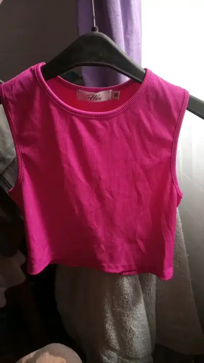 Top sin mangas fucsia Hdm talla M (ningún uso) - miniatura 1