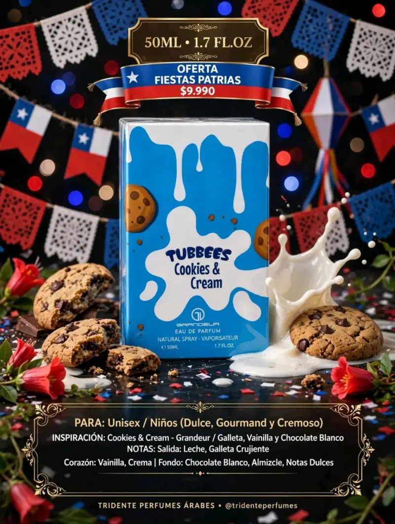 Perfume Tubbees Cookies & Cream 50ml - 1