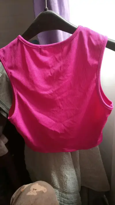 Top sin mangas fucsia Hdm talla M (ningún uso) - miniatura 2