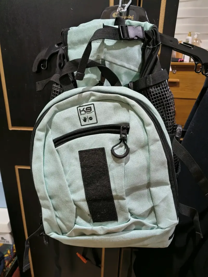Mochila verde para traslado Perruno - 3