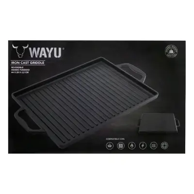 Plancha de Hierro Fundido Reversible Wayu - miniatura 1