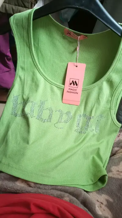 Polera sin mangas verde Magic Fashion talla L/XL - miniatura 1