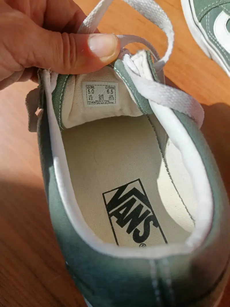 Zapatillas Vans verdes clásicas - 6