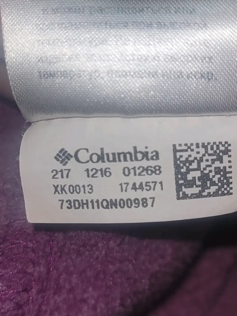 Chaqueta Morada Columbia con Capucha para Mujer - 2