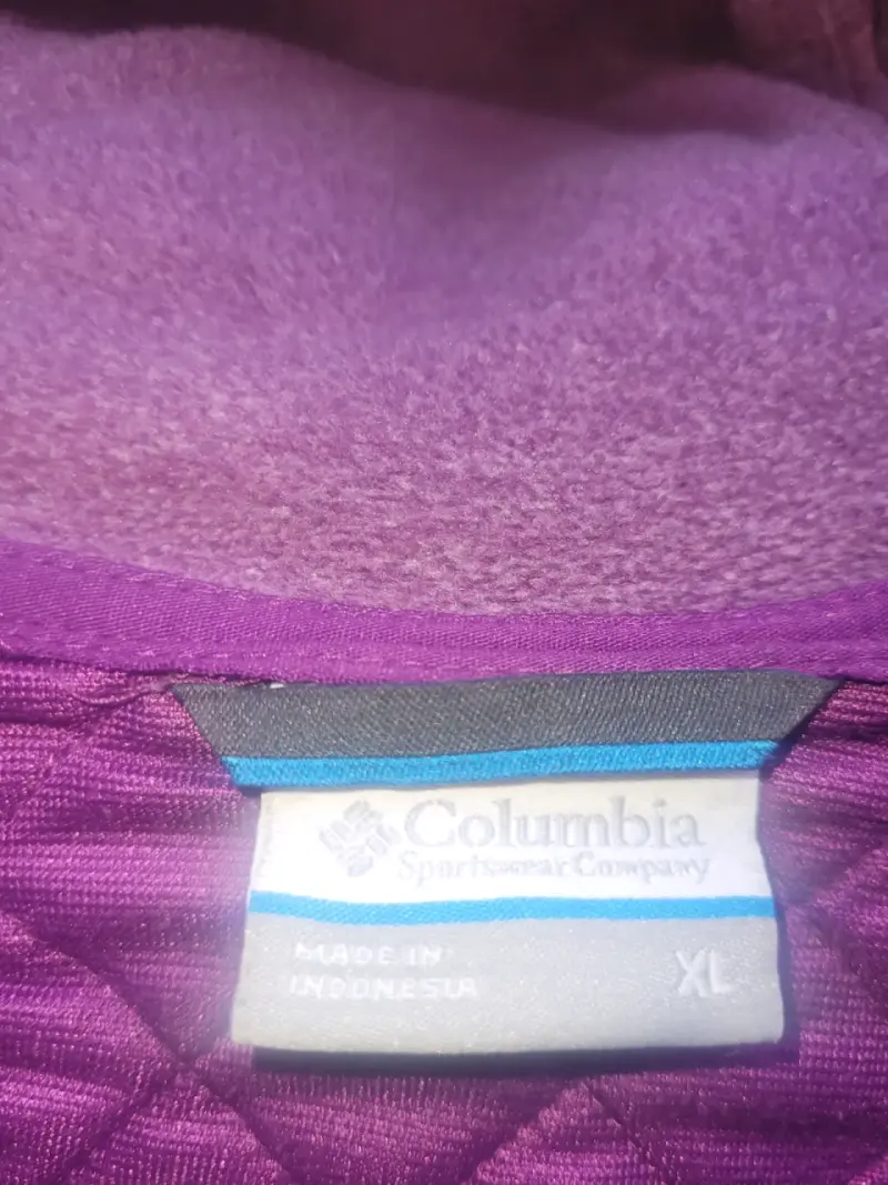 Chaqueta Morada Columbia con Capucha para Mujer - 4