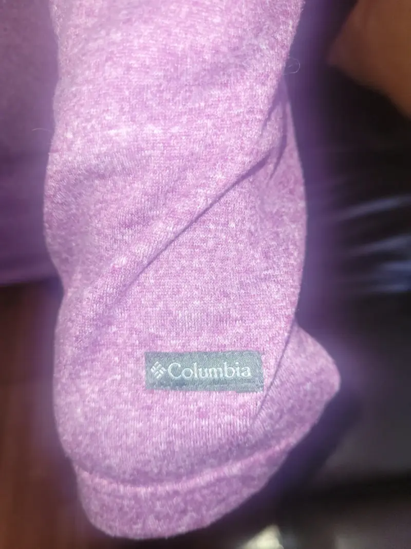 Chaqueta Morada Columbia con Capucha para Mujer - 5