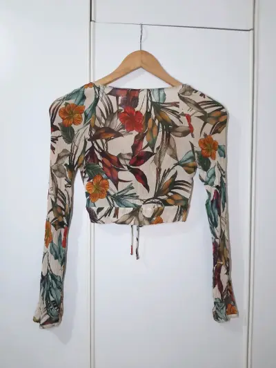 Blusa crop top ZARA - miniatura 2