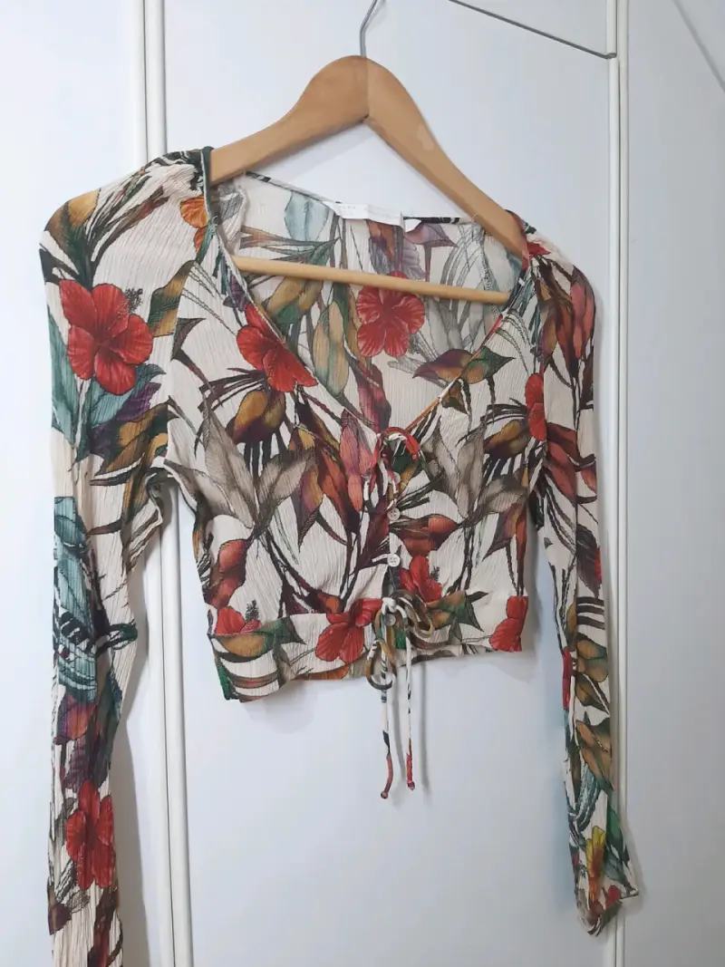 Blusa crop top ZARA - 3