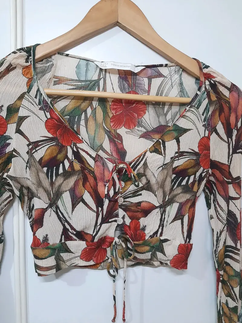 Blusa crop top ZARA - 4