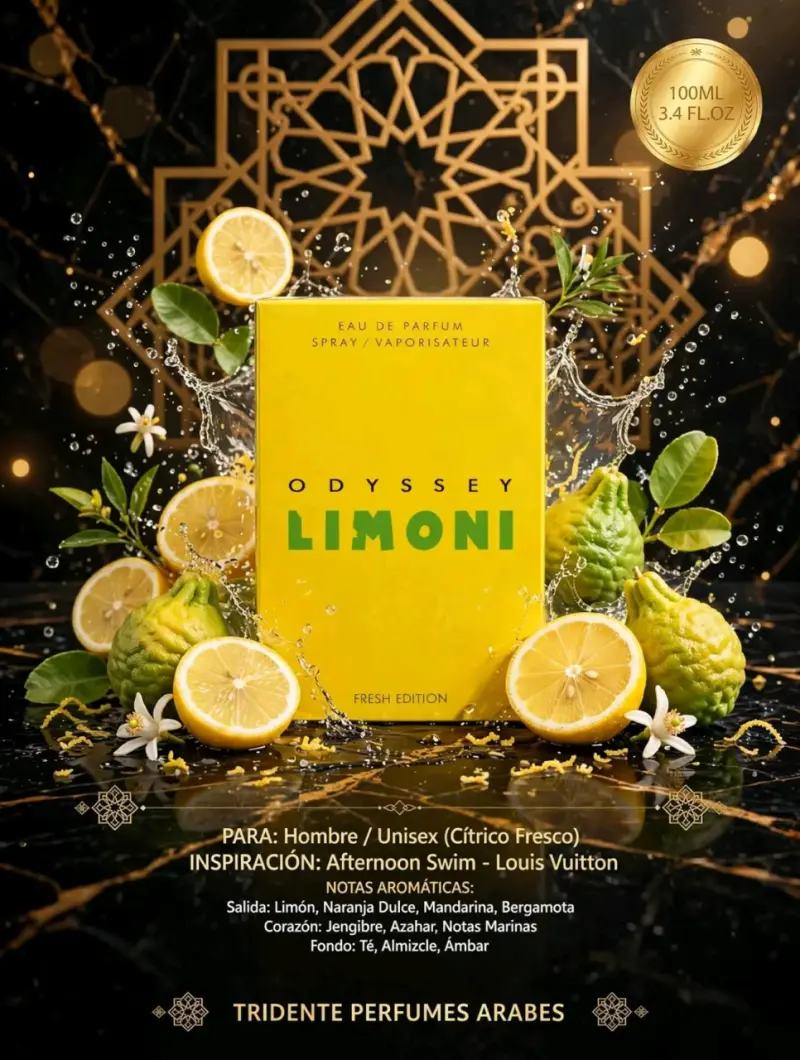 Perfume Unisex Odyssey Limoni 100ml