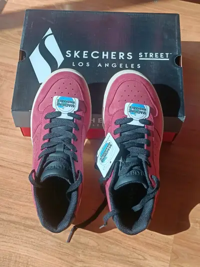 Zapatillas Skechers Street Los Angeles rojas - miniatura 1