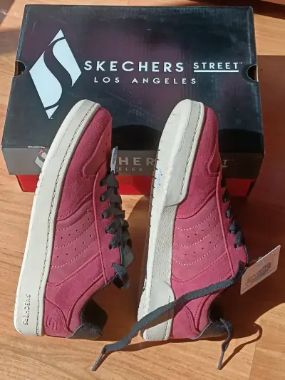 Zapatillas Skechers Street Los Angeles rojas - miniatura 2