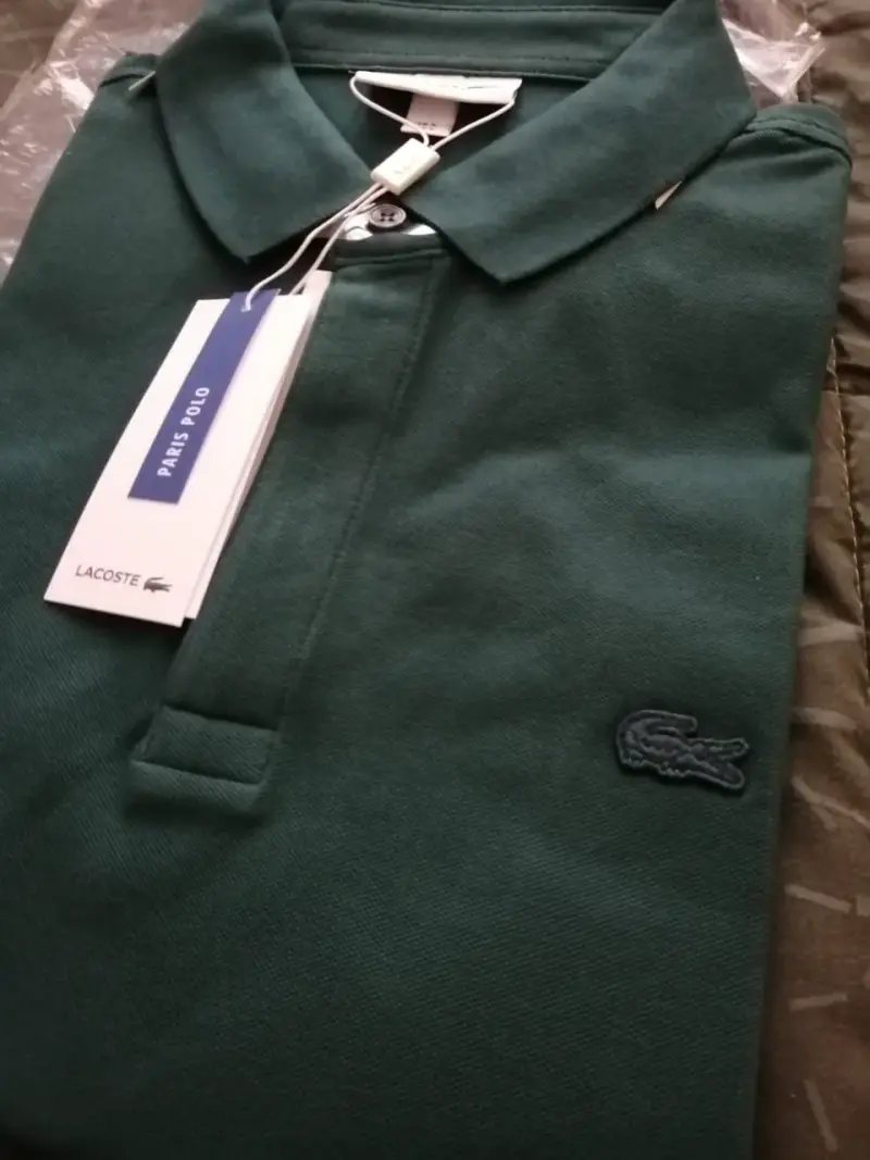 Polera Polo Verde Lacoste LPH5522, L,verde, Nueva - 1