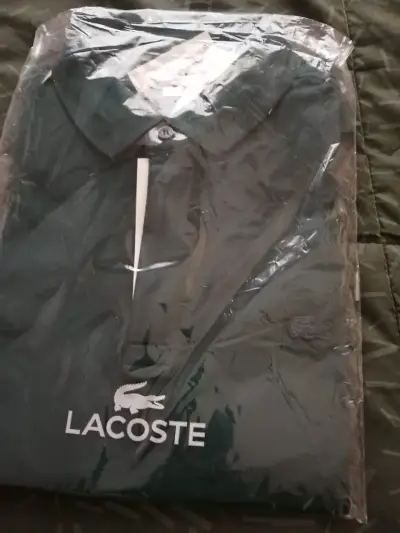 Polera Polo Verde Lacoste LPH5522, L,verde, Nueva - miniatura 3