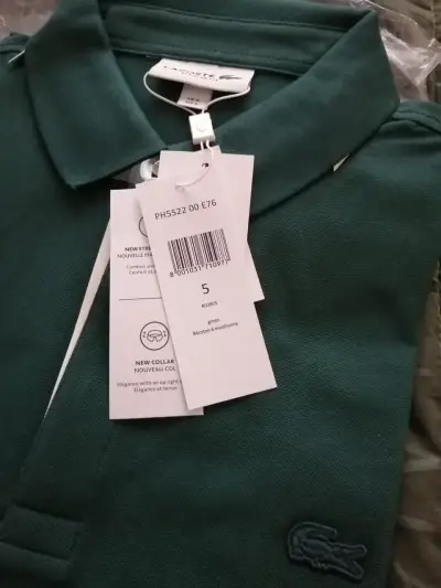 Polera Polo Verde Lacoste LPH5522, L,verde, Nueva - miniatura 4
