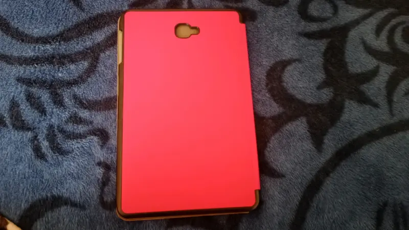 Funda roja para tablet con soporte - 4