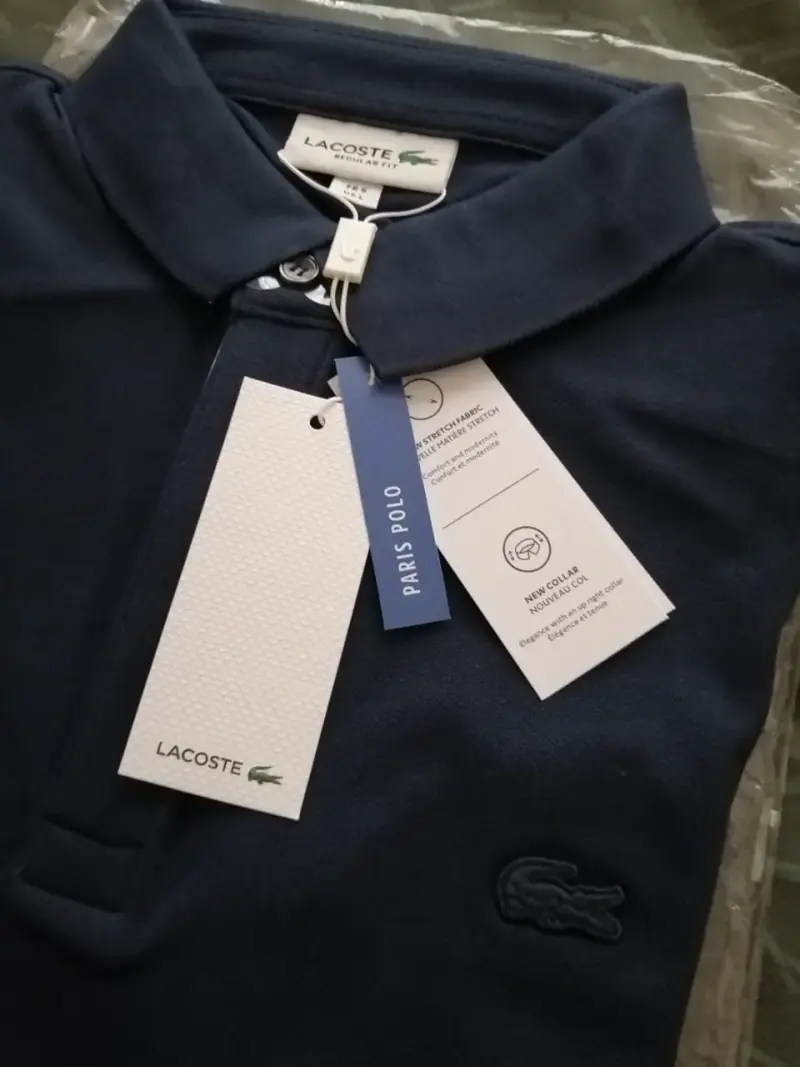 Polera Polo Lacoste Azul Marino, mod PH5522, Nueva - 2