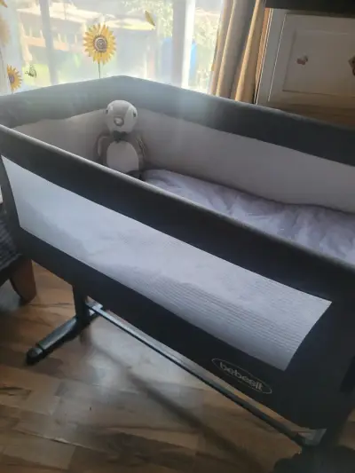 Cuna colecho Bebesit negra en buen estado - miniatura 3