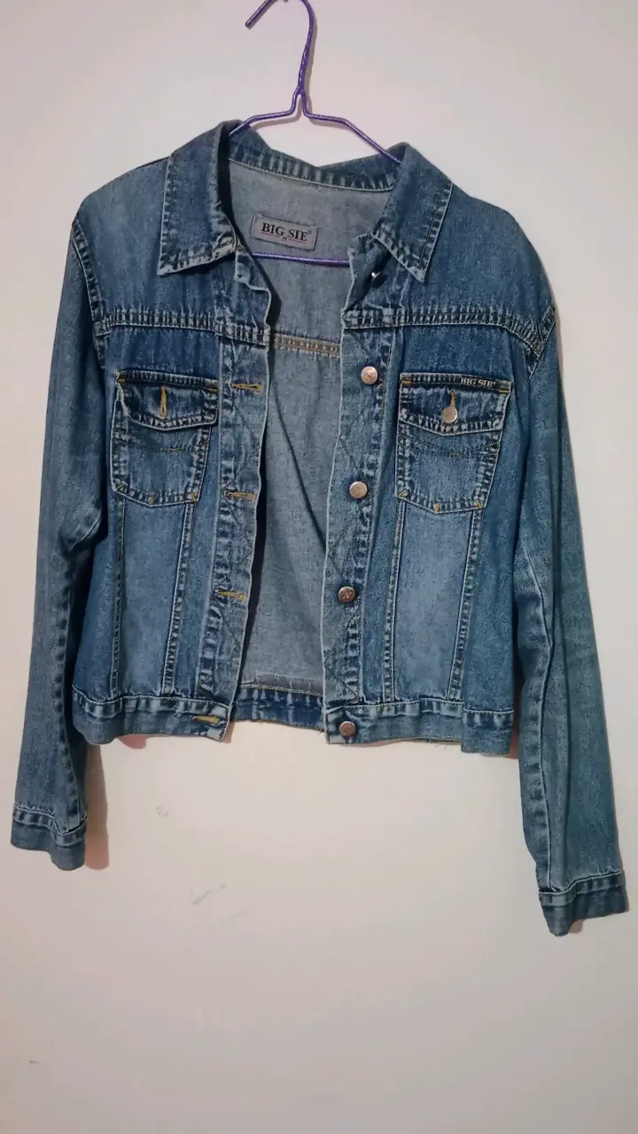 Chaqueta de mezclilla Big Size para mujer