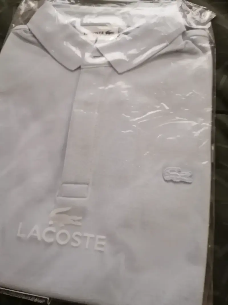Polera Polo Lacoste Azul Claro, L, modelo PH5522 - 2