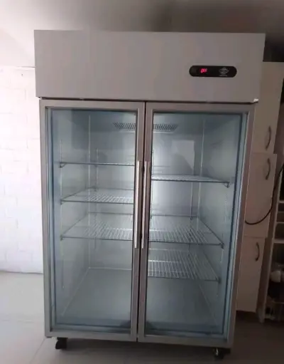 Refrigerador industrial de doble puerta con vidrio - miniatura 2
