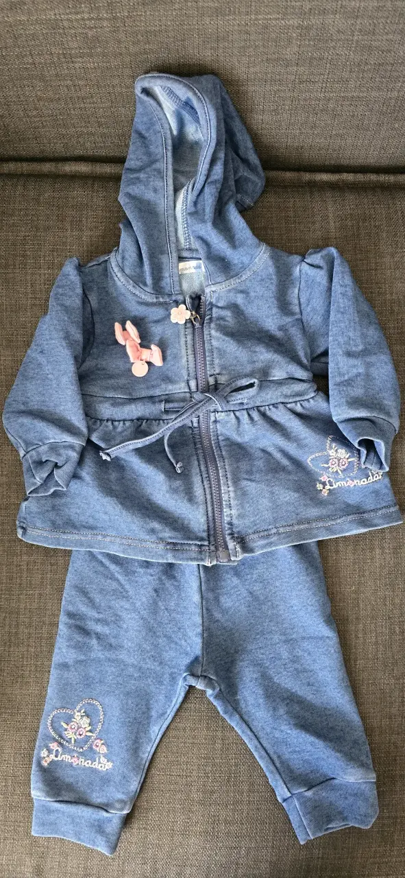 Abrigo rojo Conglio para niña talla 4 - 10