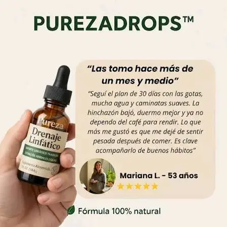 Gotas de Drenaje Linfático Pureza Natural - 3