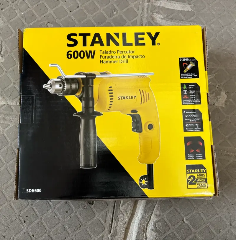 Taladro Percutor Stanley 600W SDH600