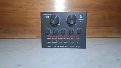 Tarjeta de sonido V8 con efectos de audio - miniatura 2