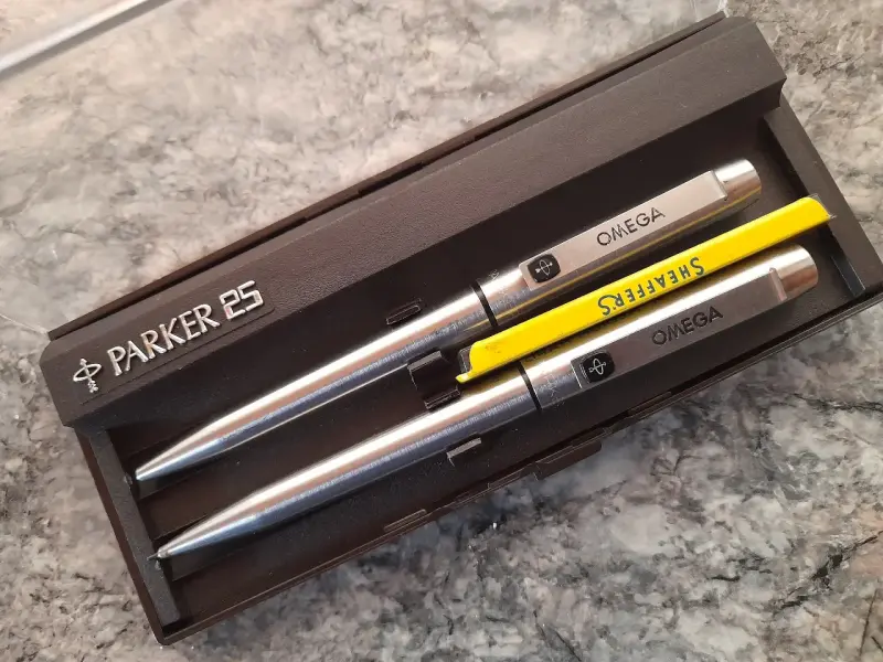 Portaminas Y Boligrafo Parker Para Omega En Caja - 1