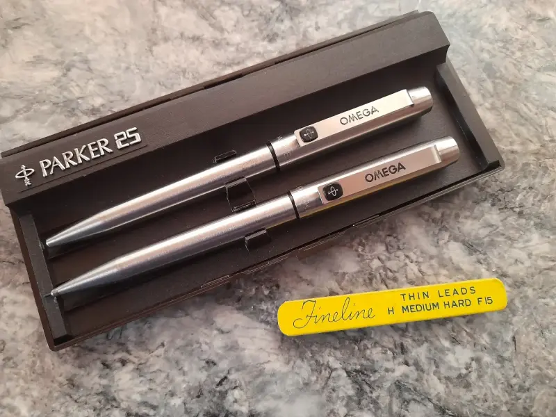 Portaminas Y Boligrafo Parker Para Omega En Caja - 6