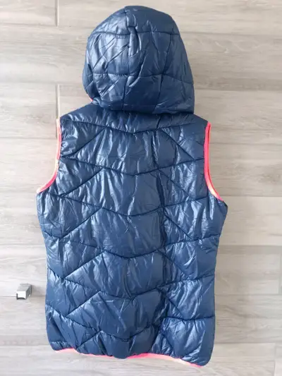 Chaqueta sin mangas azul con capucha Admiral - miniatura 4