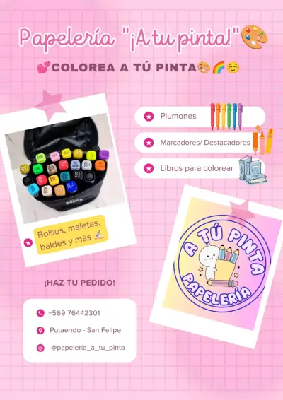 Set de Lápices y Plumones de Colores - miniatura 1