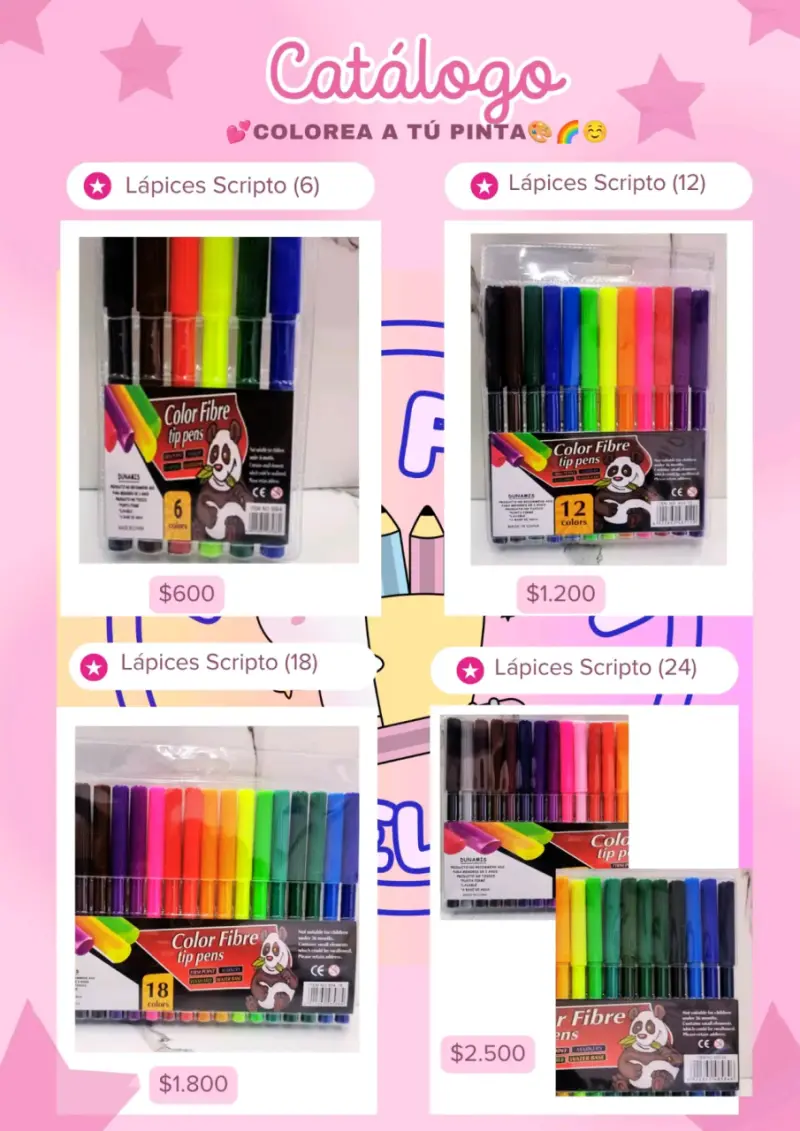 Set de Lápices y Plumones de Colores - 3
