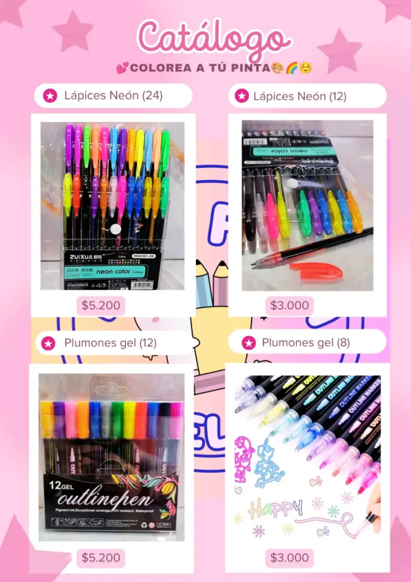 Set de Lápices y Plumones de Colores - 4