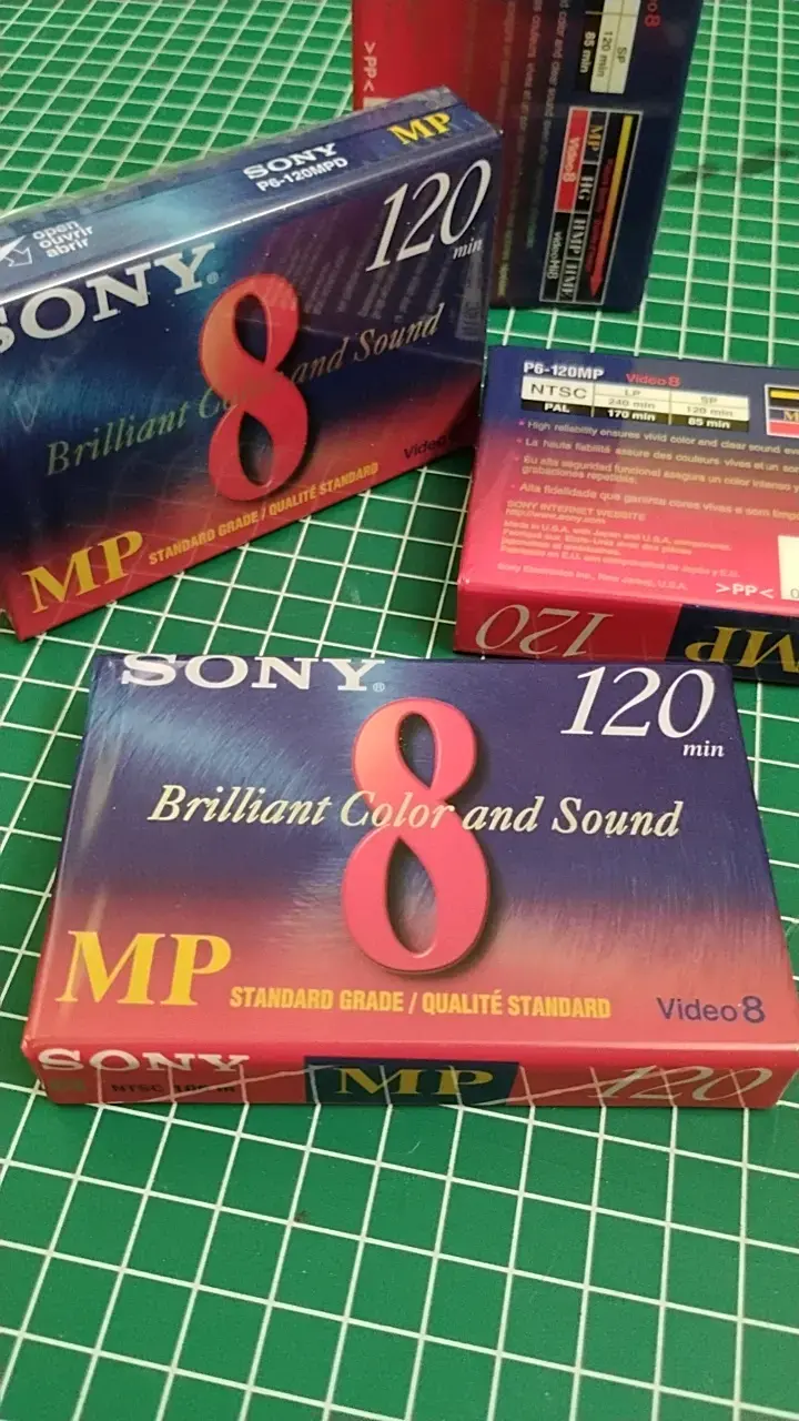 Cintas de Video8 Sony 120 minutos - 1