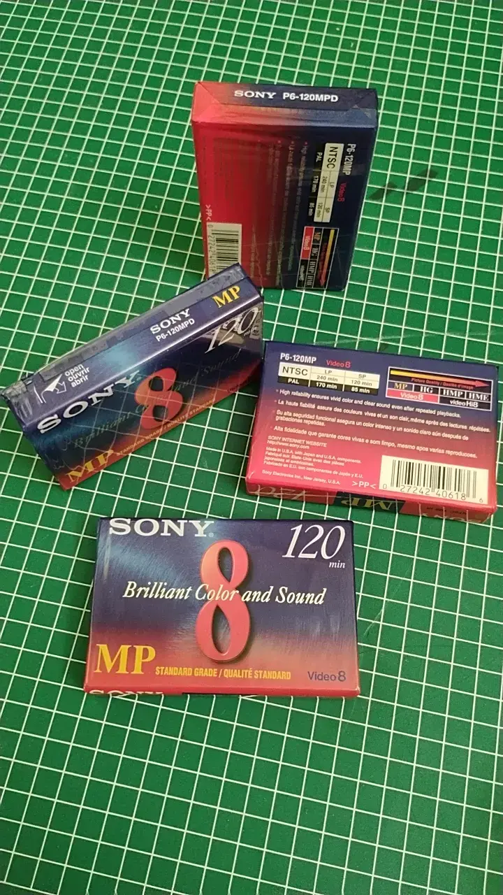 Cintas de Video8 Sony 120 minutos - 2
