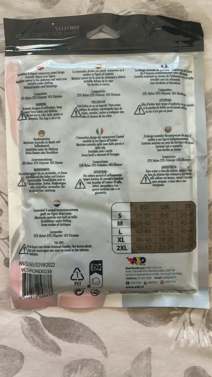 Faja de compresión Velform talla M - 2