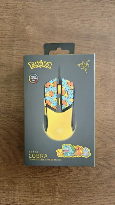 Mouse Gamer Razer Cobra Pokémon Edición Especial - miniatura 1