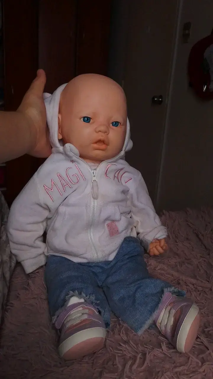 Bebe rebon cara de silicona y cuerpo de vinilo - 2