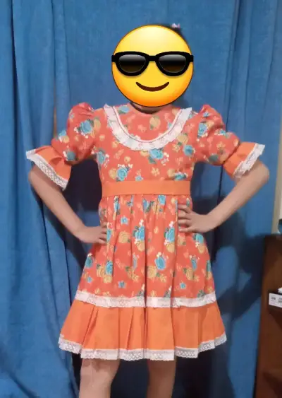 Vestido fiestas patrias talla 10 - miniatura 1
