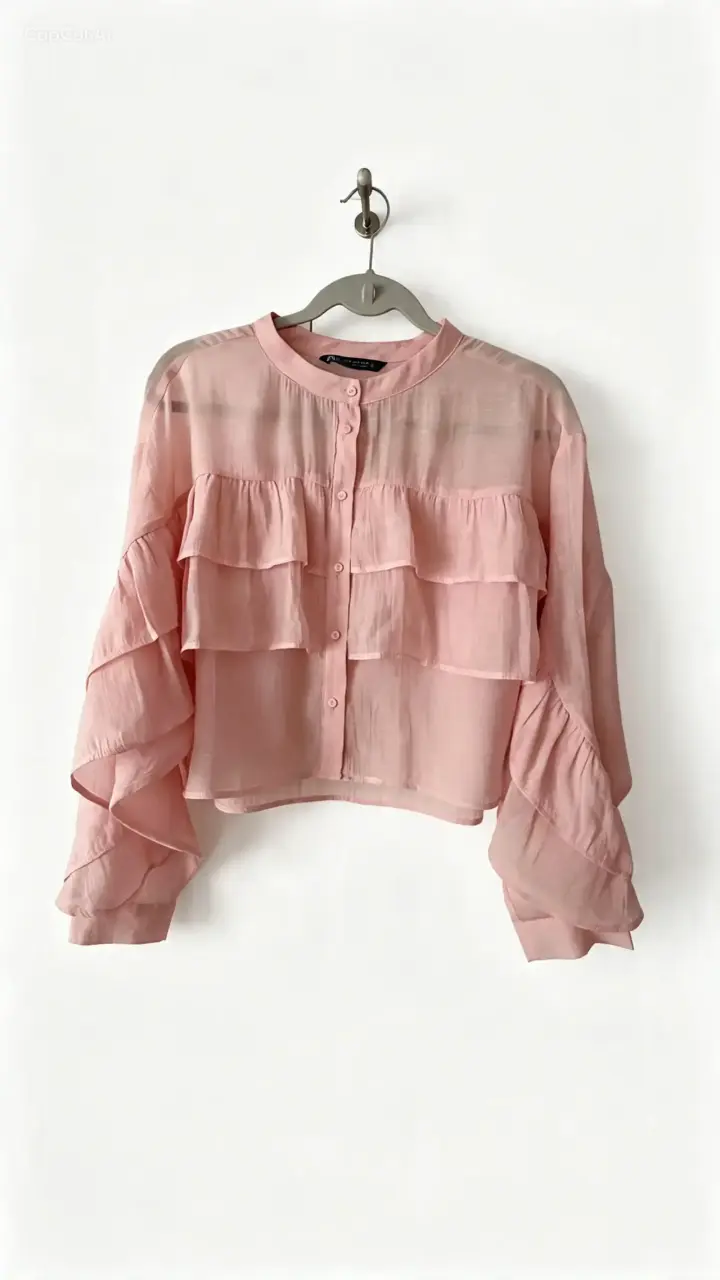 Blusa Zara rosada talla M - 2