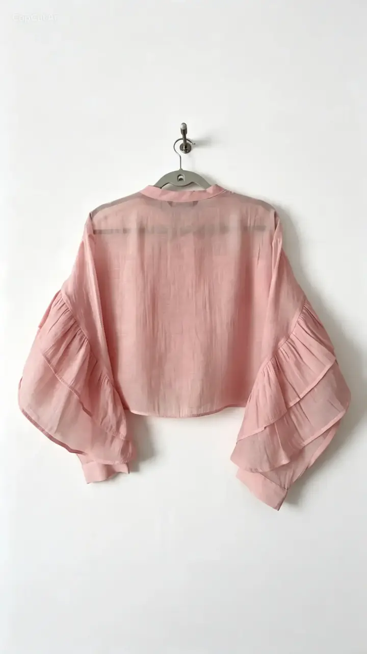 Blusa Zara rosada talla M - 3