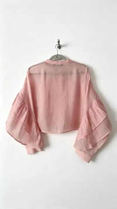 Blusa Zara rosada talla M - miniatura 3