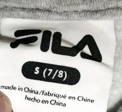 Polerón con capucha Fila gris estampado - miniatura 3